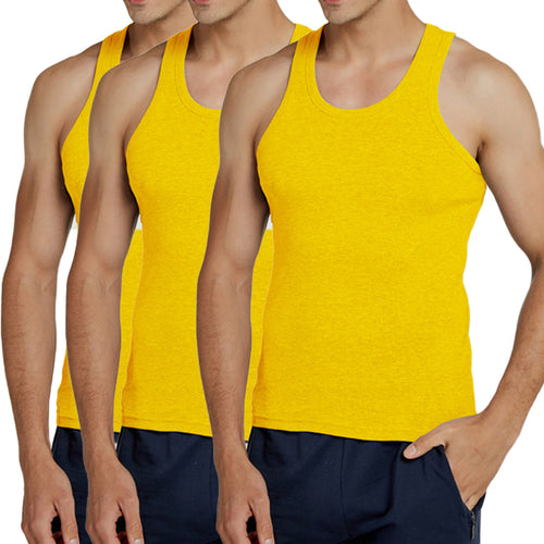 Hot Sale 3pcs / 100% Cotton Mens Sleeveless Tank Top Solid Muscle Vest