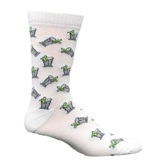 Derby Time Kentucky Mint Julep Crew Socks