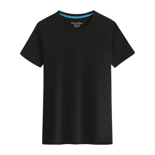 2022 Brand New Cotton Mens T-shirt Pure Color Men T-shirts Round