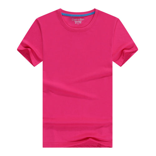 2022 Brand New Cotton Mens T-shirt Pure Color Men T-shirts Round