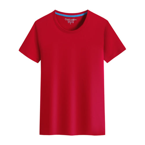 2022 Brand New Cotton Mens T-shirt Pure Color Men T-shirts Round