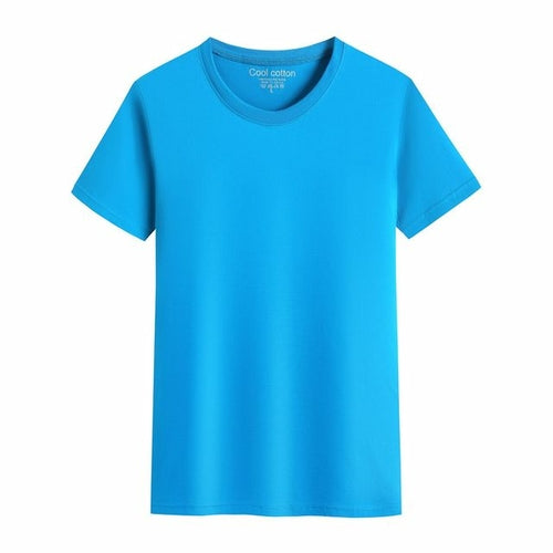 2022 Brand New Cotton Mens T-shirt Pure Color Men T-shirts Round