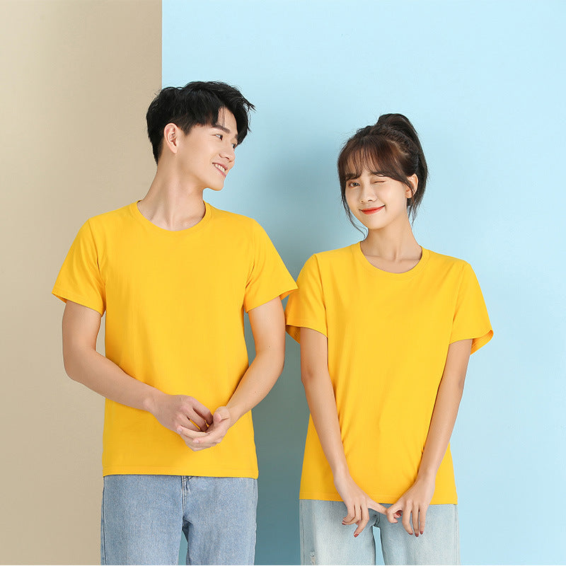 2022 Brand New Cotton Mens T-shirt Pure Color Men T-shirts Round