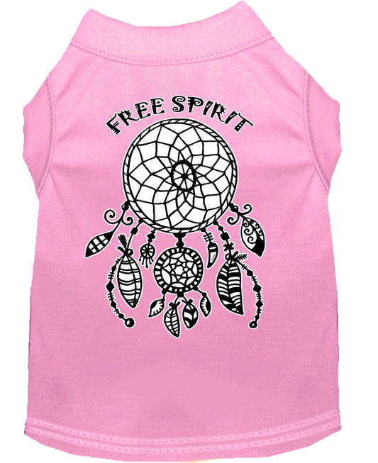 Mirage Pet 51-181 LPKLG 14 in. Free Spirit Screen Print Dog Shirt - Li