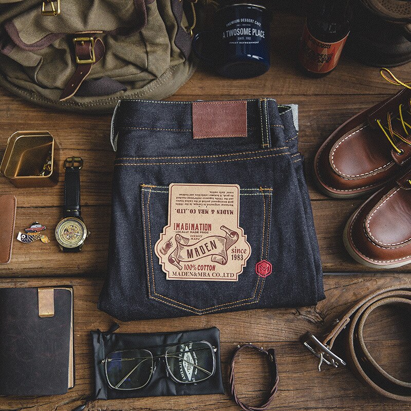 Maden Brand Jeans | Maden Jeans Slim | Pants - Embroidery Denim Jeans