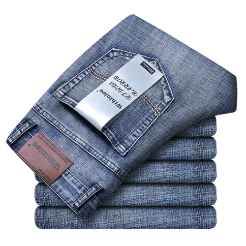 New Business Men's Jeans Casual Straight Stretch Fashion Classic Blue