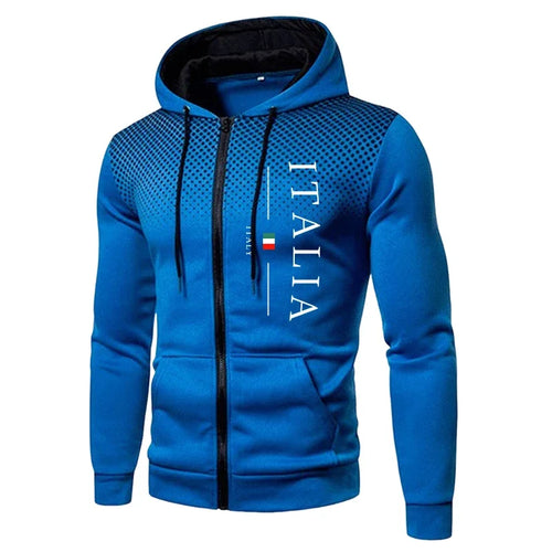 Autumn Winter Popular Men's Tracksuit Zipper Hoodie and Sweatpants