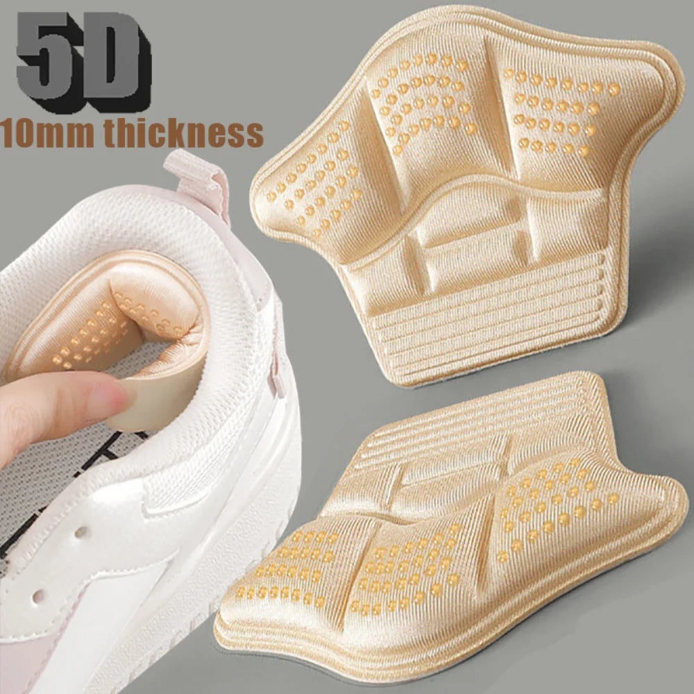 4Pcs Heel Stickers Heel Protectors Sneaker Shrinking Size Insoles