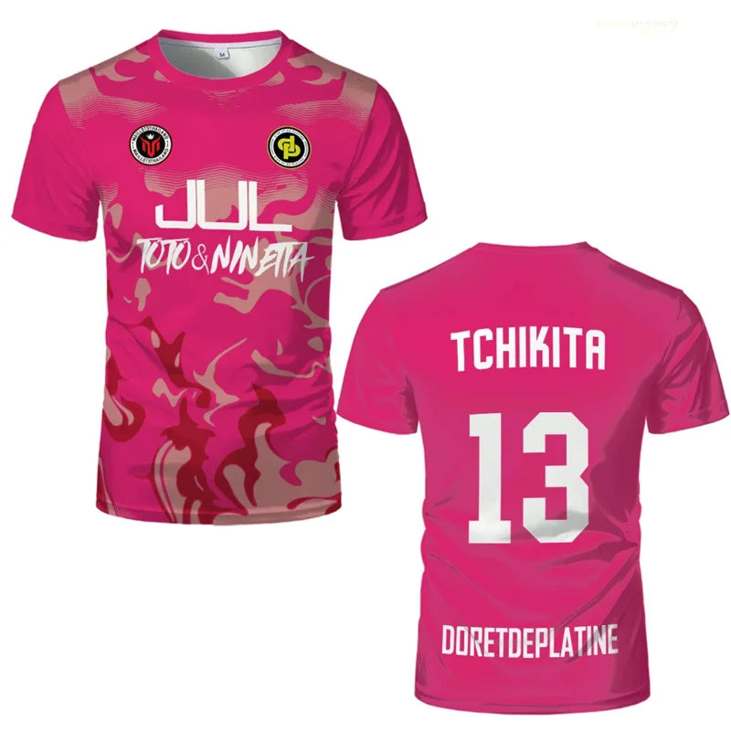 JUL Maillot TOTO Et Ninetta Jersey Men's And Women Trendy Rap Culture