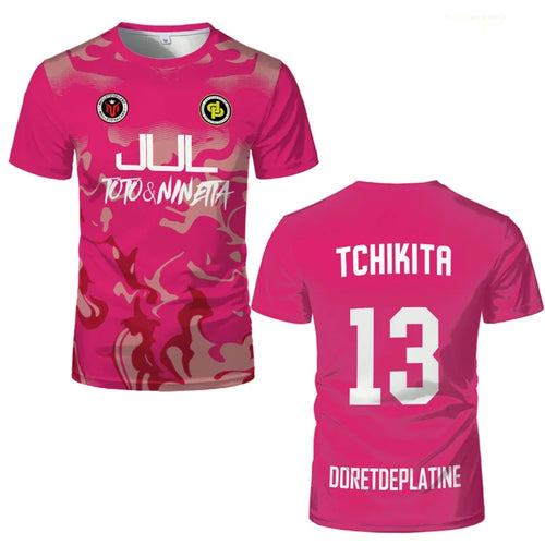 JUL Maillot TOTO Et Ninetta Jersey Men's And Women Trendy Rap Culture