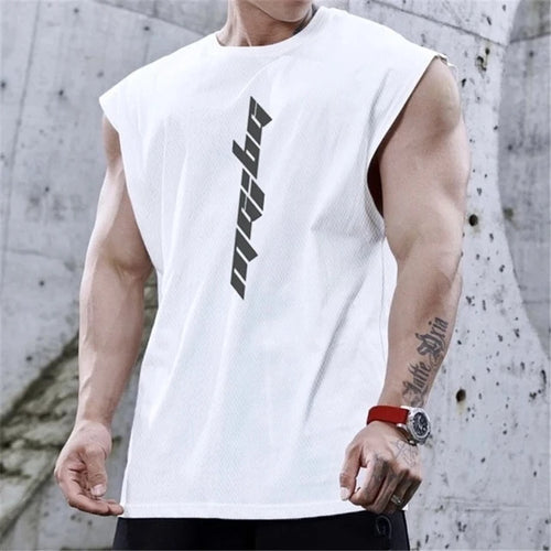 NEW Bodybuilding Sports Tank Tops Men Gyms Fitness Workout Sleeveless