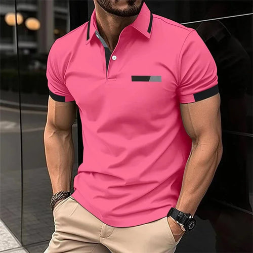 Men's fitness casual sports T-shirt, gym running sports elastic