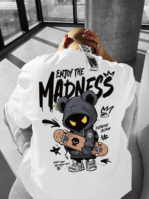 Hot selling fashionable men's cartoon letter printed comfortable and