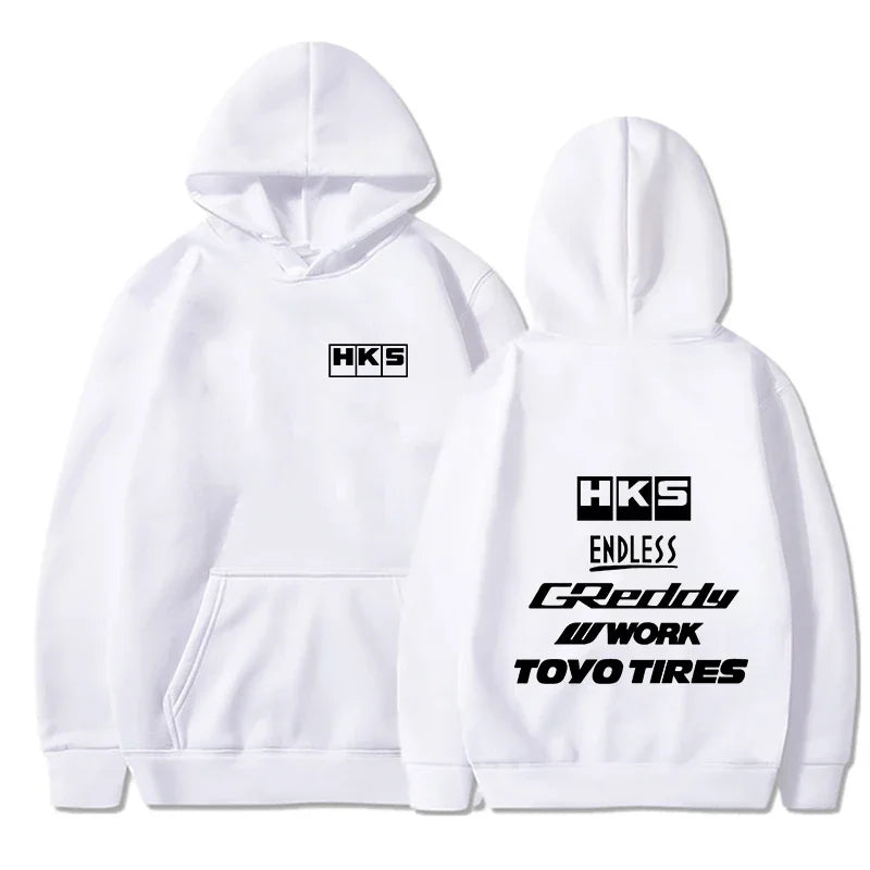 2025 Men Fashion Cool Hoodie Japan JDM Modified Car HKS ENDLESS Hoody