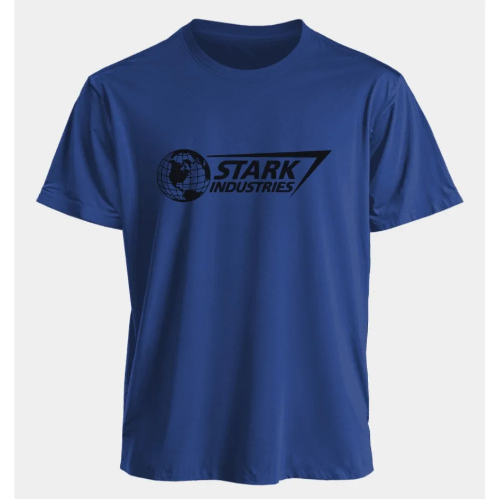 Marvel Men's and Women's T-shirts Iron Man Stark Industries Summer
