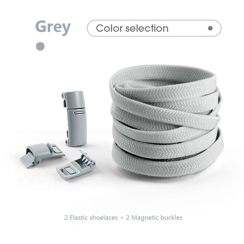 Colorful Magnetic Lock Shoelaces without ties Elastic Laces Sneakers