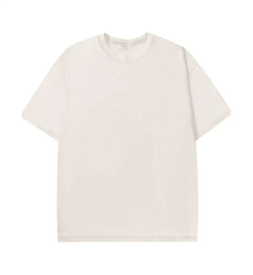 Custom Your LOGO Hip Hop Streetwear Men 100% Cotton T-shirts Oversized