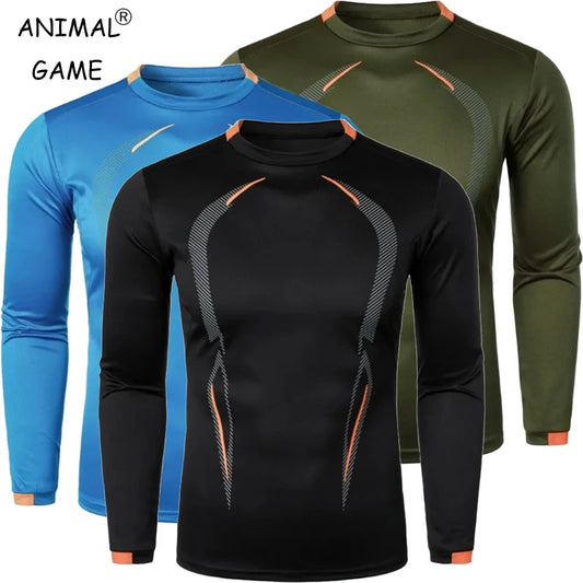 Autumn Men's Long Sleeve Quick Dry T-shirt Lightweight Breathable