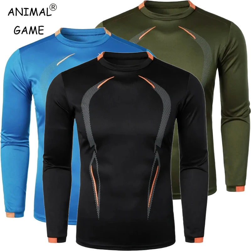 Autumn Men's Long Sleeve Quick Dry T-shirt Lightweight Breathable