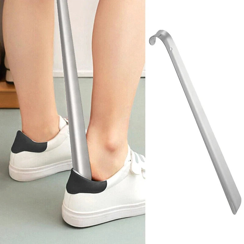 52cm Extra Long Shoe Horn Stainless Steel Silver Metal Shoes Remover