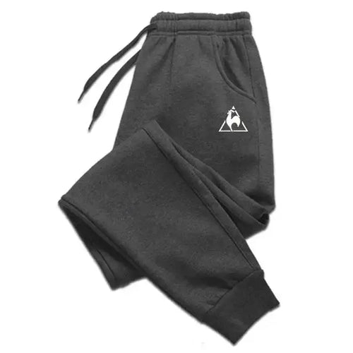 Spring and Autumn Fleece Men's Pants Casual Pants Men's Sports Jogging