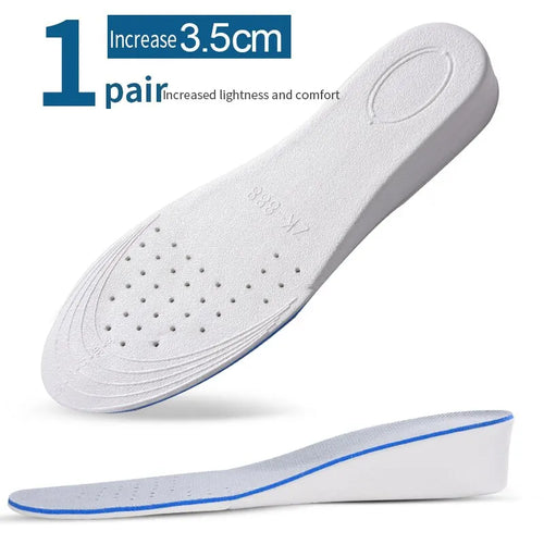 1Pair Invisible Height Increase Insoles for Shoes Breathable