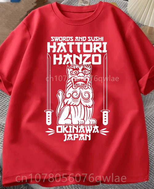Hattori Hanzo RED Swords and Sushi Kill Bill Okinawa Japan tarantino