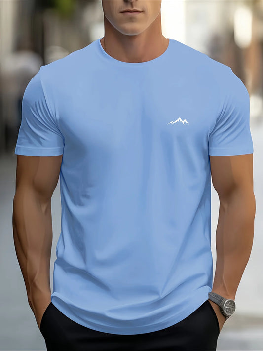 Men's summer 100% pure cotton fashionable casual sports loose mountain