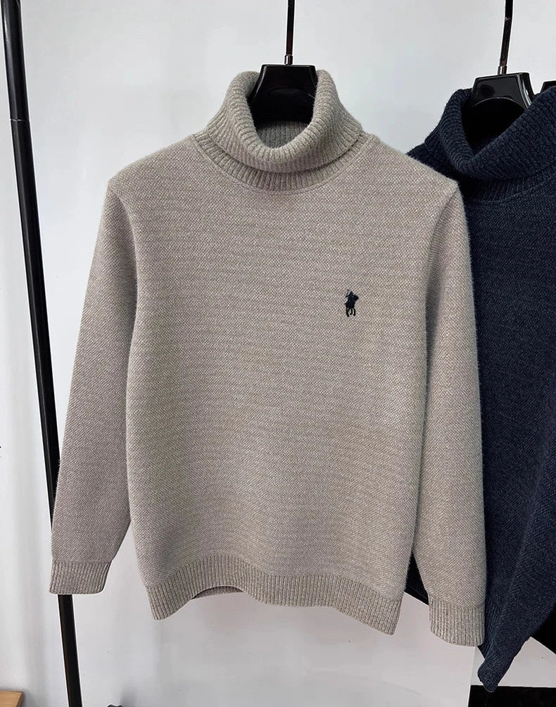 High end brand velvet sweater men's new fashion designer exquisite