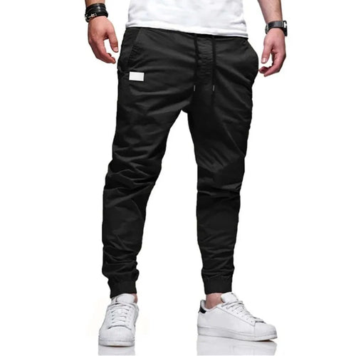 2025New Men's Casual Sports Pants Sweatpants Male Jogger Cargo Harem