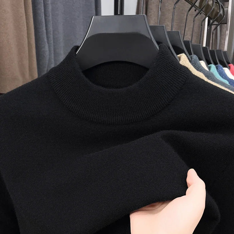 Half Turtleneck Knitwear Sweater New Autumn/Winter Mock Neck