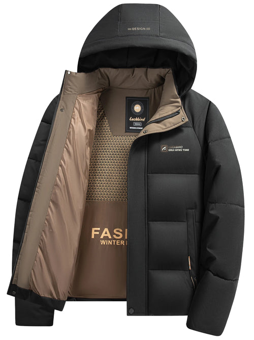 Men's winter warm cotton jacket for men's casual business trendy