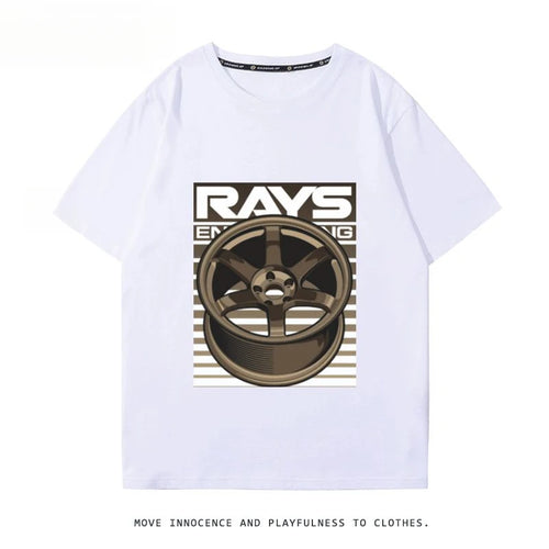 RA Wheel Rim TE37 Wheel Hub Modified Car Short Sleeve Men's and
