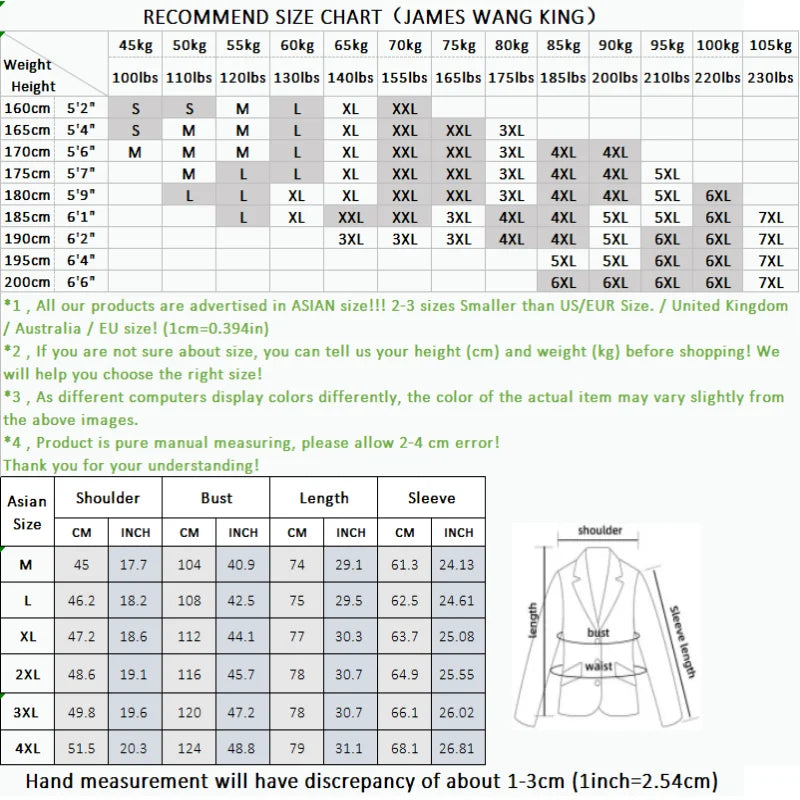Men's Double Collar Wool Coat  Fashion Handsome Autumn Winter Business