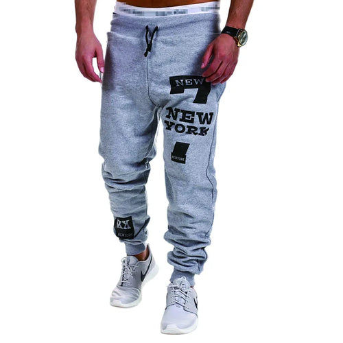 Men's Sweatpants Joggers Trousers Elastic Waist Letter Graphic Prints