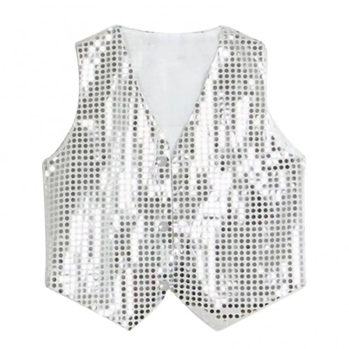 Children Shining Sequins Clothes Boys Students Christmas Stage