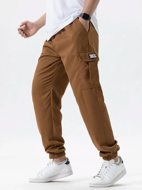 Men's Casual Cargo Sweatpants Spring/Autumn S-2XL Waist Drawstring