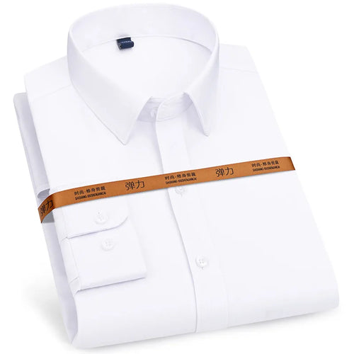 New men's dress shirt long sleeve thin free ironing business casual