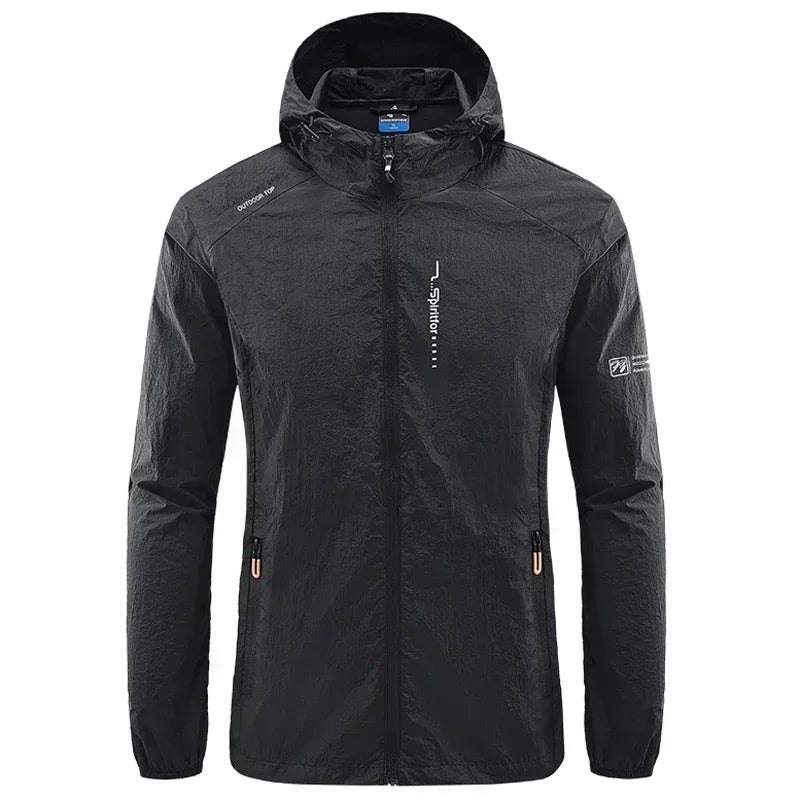 Men's UPF 50+ UV Protection Windbreaker Quick Dry Jacket Outdoor