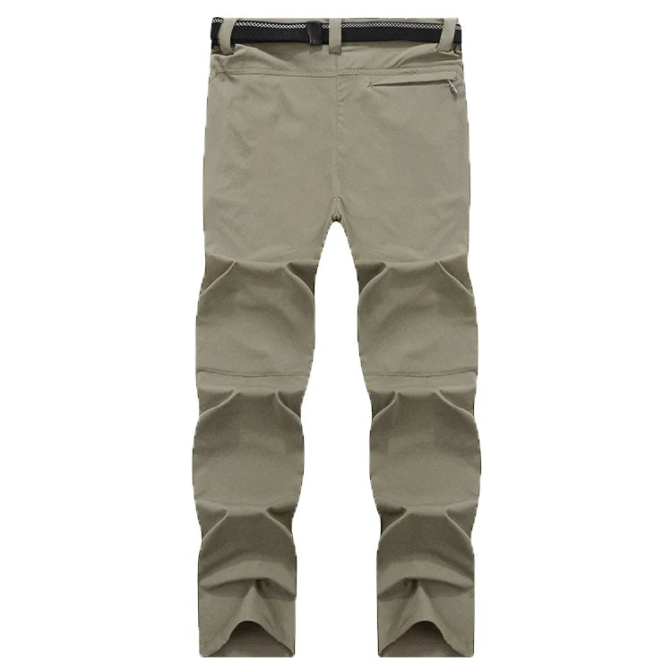Four sided elastic quick drying pants for men's mountaineering outdoor