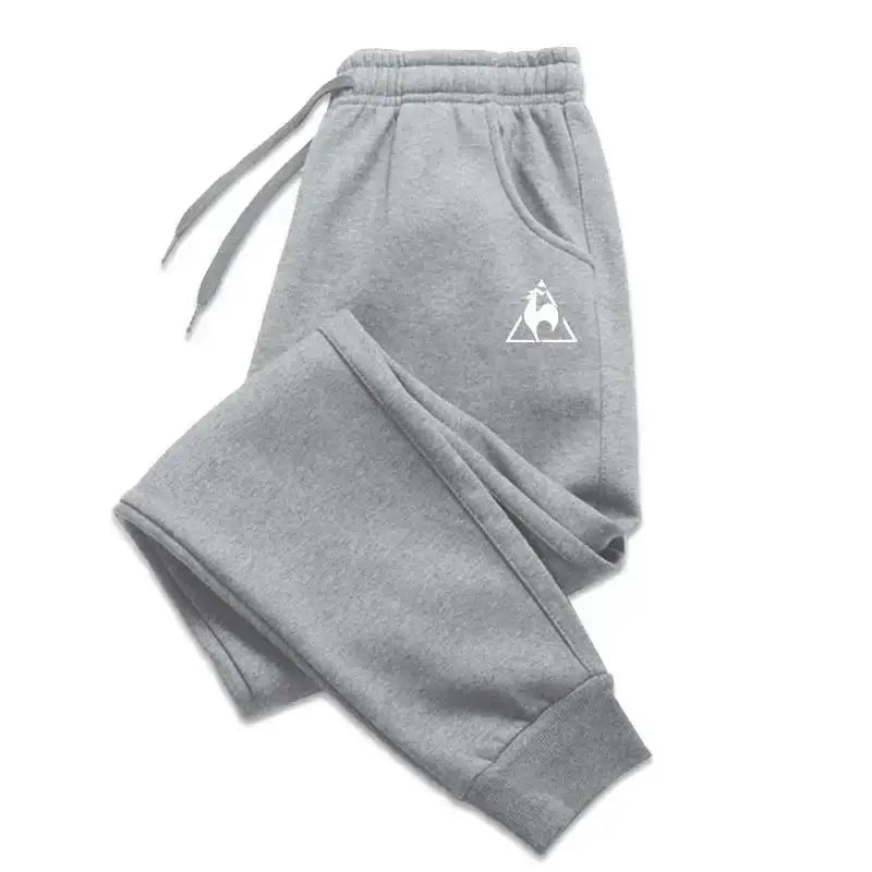 Spring and Autumn Fleece Men's Pants Casual Pants Men's Sports Jogging