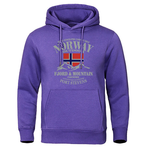 Norway FjordFashion High Quality Hoody Oversize Casual Mountain