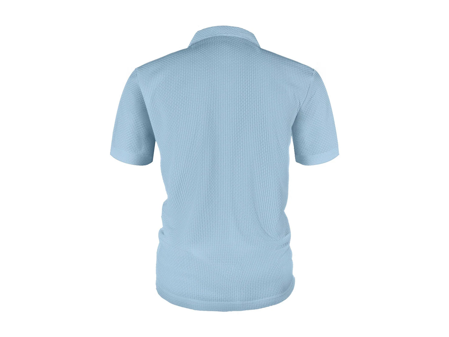 Summer ice silk lapel pocket POLO shirt, men's short-sleeved T-shirt,