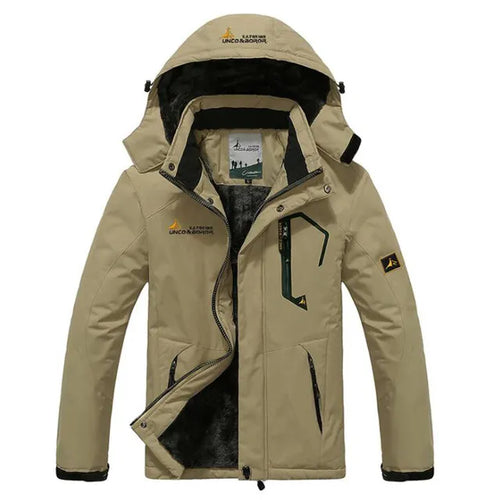 Winter Parka Men Windbreak Plus Thick Warm Windproof Fur Coats Male