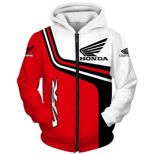 2026 New Fashionable Honda Logo Spring and Autumn Coat 3D Printed
