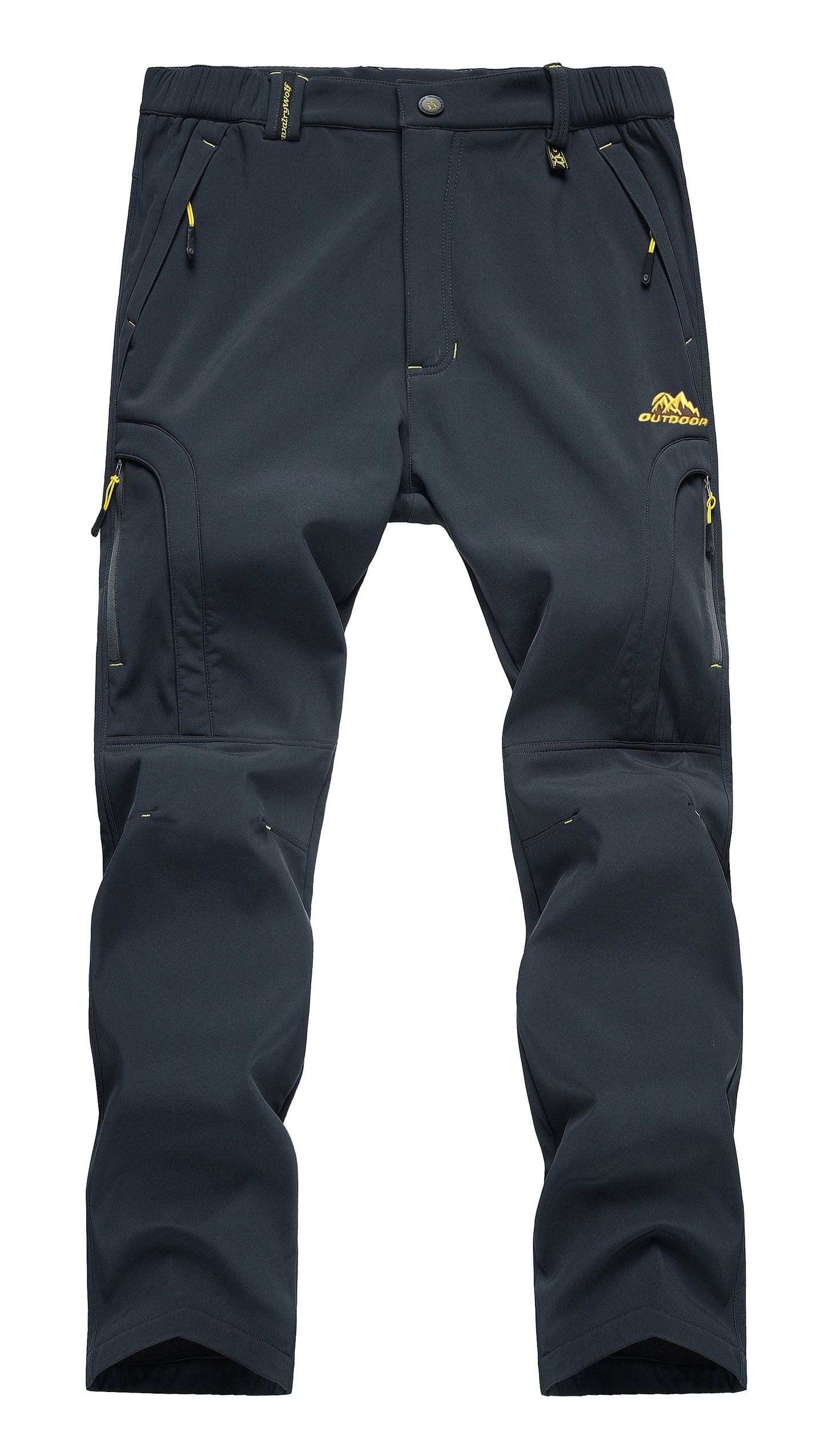 Men's Waterproof Hiking Pants Outdoor Fleece Lined Snow Ski Pants