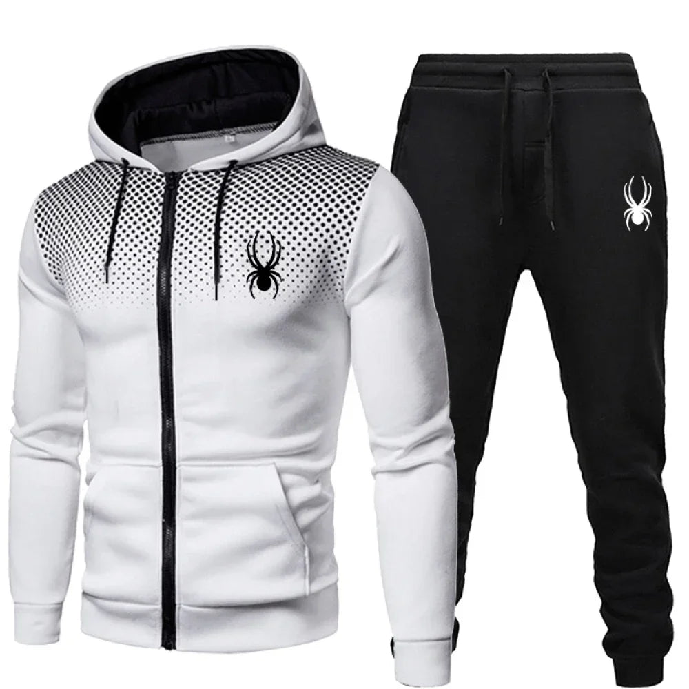 2025 popular two-piece men's sportswear jogging suit sportswear hooded
