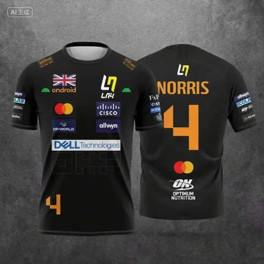 Camiseta McLaren Racing Lando Norris | Ropa deportiva transpirable