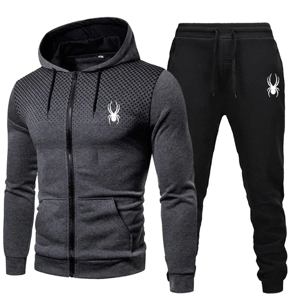 2025 popular two-piece men's sportswear jogging suit sportswear hooded