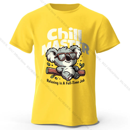 Whimsical Hand-painted Animal T-shirt 100% Cotton - Cute Cartoon Style